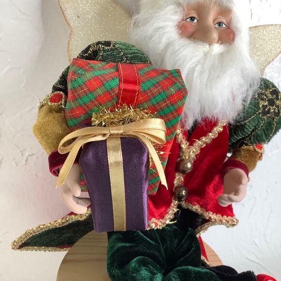 Vintage Mark Roberts Christmas Santa Bendable 22” tall  EUC - Picture 4 of 12